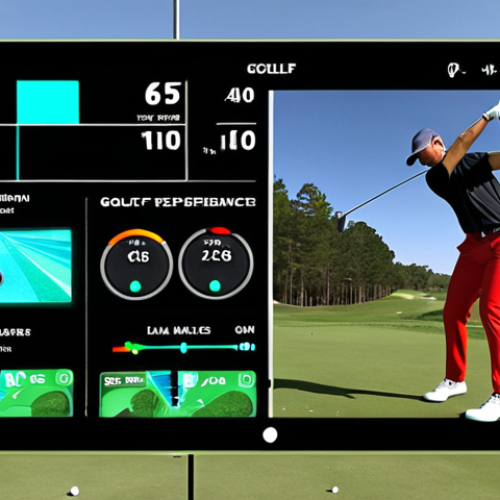 Home 7 **Prompt 1: High-Tech Golf Experience**
"A golfer on a modern, manicured course, dynamically interacting with AI-powered technology. Holographic data projections illustrate ball trajectory, clubhead speed, and shot analysis around them. A smart golf watch on their wrist displays personalized course recommendations and real-time metrics. The scene is futuristic, precise, and vibrant, showcasing the seamless integration of advanced tech into the golf game. Emphasize data visualization, sleek design, and an optimized, analytical playing style. --ar 16:9 --v